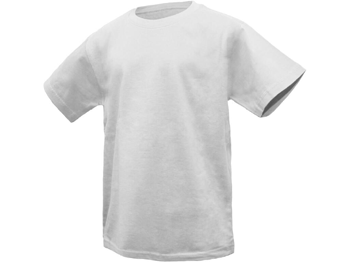 CXS DENNY - dětské tričko s krátkým rukávem, bílé