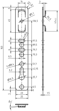 Plech REHAU 4 (410 15/4)