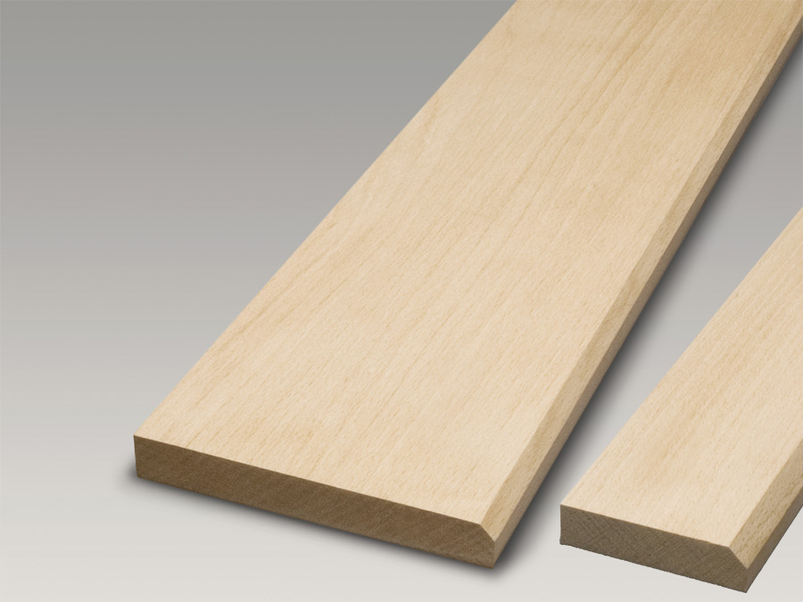 Dveřní práh bukový se šikmou hranou (délka 1450 mm / šířka 70 mm / tl. 20 mm)