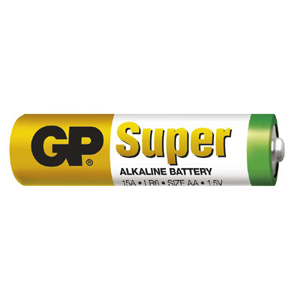 GP SUPER alkalická batéria AA 1,5V (ceruzka, LR06) (8 ks v blistri)