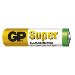 GP SUPER alkalická batéria AA 1,5V (ceruzka, LR06)