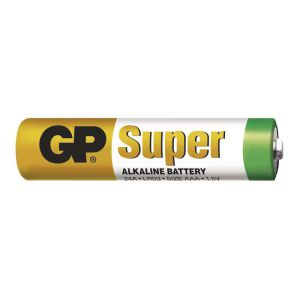 GP SUPER alkalická batéria AAA 1,5V (mikrotužka, LR03) (4 ks v blistri)