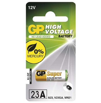 GP 23AF (MN21, V23GA) alkalická baterie 12 V, 1ks/blistr