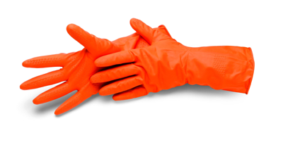 Rukavice CLEANSTAR ORANGE (veľ. 9 / L)