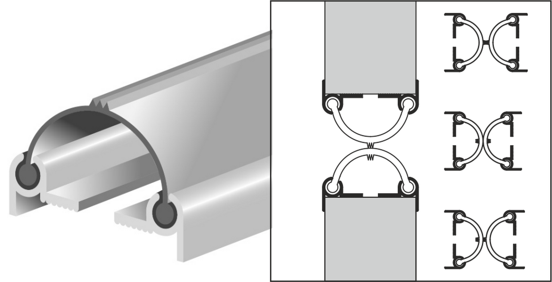 DNP ALUMINIUM lišta