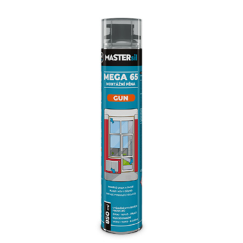 MASTERSIL montážní pěna MEGA nízkoexp. pistolová 850 ml