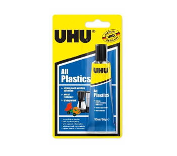 UHU All Plastics 33ml - pre studené zváranie plastov