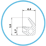 PROFIL 5587 D (biela)