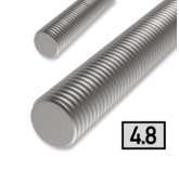 Závitová tyč 4.8 M20x2000mm, DIN 976, třída provozu 1 (EN 1995-1-1), zinek