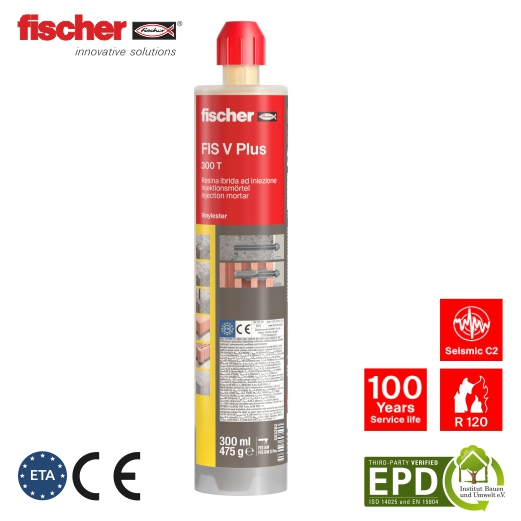 FIS V PLUS 300 T - chemická malta letní 300ml, FISCHER