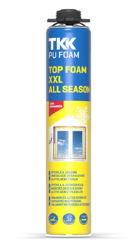 TKK PU TOP FOAM XXL All Season - nízkoexpanzní Mega pěna celoroční pistol. 870ml