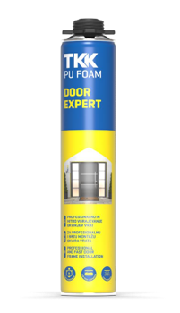 TKK PU FOAM Door Expert - nízkoexpanzní pěna pro zárubně pistol. 750ml