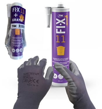 FIX-11 Univerzální lepidlo s vysokou pevností 300ml (sada 1ks + rukavice zdarma)