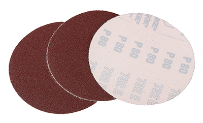 Brúsny papier O125mm, P60, suchý zips, blister, 3ks/bal