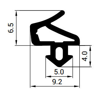 S-1251 Těsnící profil do PVC oken - SALAMANDER
