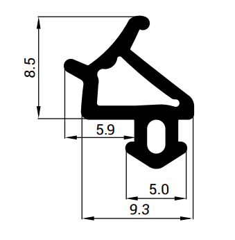 S-1530 Těsnící profil do PVC oken