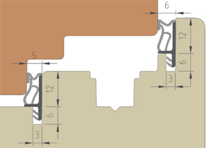 D3830 - Tesniaca presah krídla