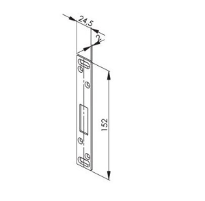 EL001393 EA306 Protiplech pre multipoint zámky-malý