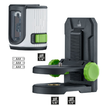 EasyCross - Laser Green Set, křížový laser samonivelační set 