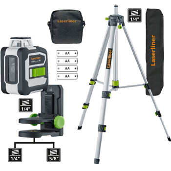 CompactLine - Laser G360 Set 165 cm, kompaktní stativ 150 cm, čárový laser