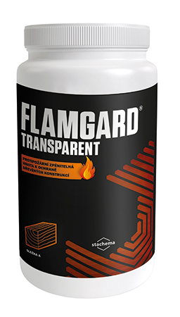 FLAMGARD Protipožiarny náter na drevo - transparentný