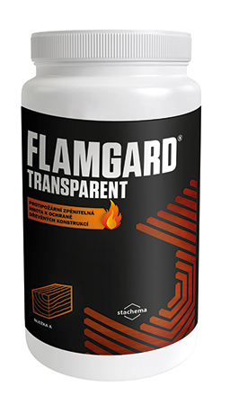 Flamgard Protipožiarny náter na drevo - transparentné