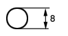 SILLEN A13 / 8 (d = 8mm / biela)