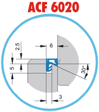 PROFIL 6020 ACF (biela)