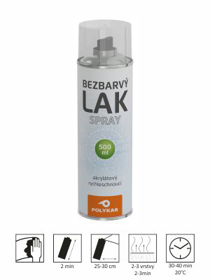 POLYKAR bezfarebný lak