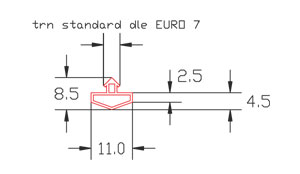 SILLENE EURO 7A - silikónové EURO tesnenie