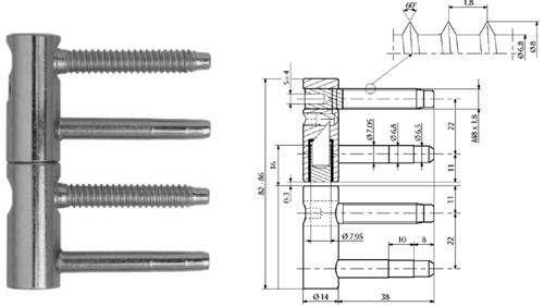 F 848-00-00 nastaviteľný