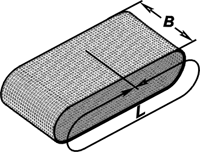 GSB-120S Brús. pás sadro. 457x75 3ks / bal