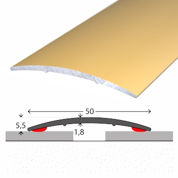 Prechodový profil 50 mm / samolepiaci