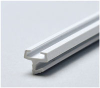 Samostatná PVC lišta 5438 pre kefku 4,8 mm do drážky