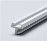Samostatná PVC lišta LINEAR pre kefku 4,8mm do drážky