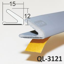 Q-LON 3121 samolepicí interiérový profil (225 m / černá)