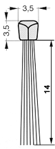 Samostatná kefa 3.14