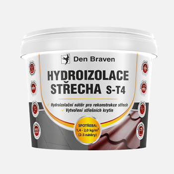 S-T4 červený hydroizolačný náter na strechy