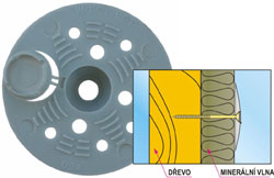 TD-60 Tanierik pre prichytenie tepelnej izolácie s krytkou na skrutku