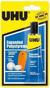 UHU Expanded polystyrene - na polystyrén