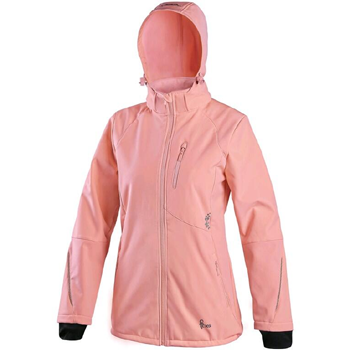 CXS NEVADA - dámská bunda softshellová, 96% polyester, 4% elastan, meruňková