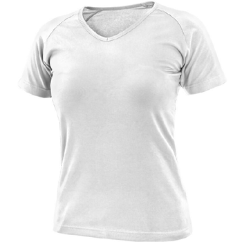 CXS Ella - dámské tričko, krátký rukáv, 95% bavlna, 5% elastan, 180g/m2, bílá