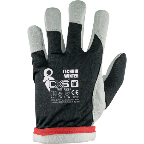 CXS TECHNIK WINTER - rukavice zimní kombinované