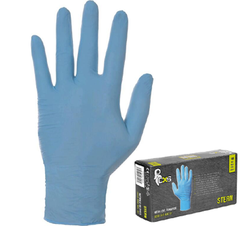 CXS Stern - rukavice jednorázové nitrilové, modré
