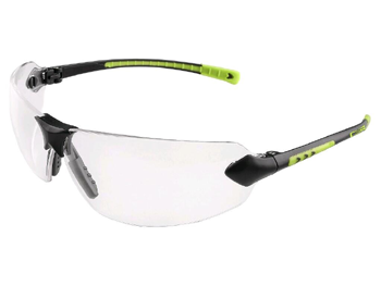 CXS Fossa - brýle černo zelené, čirý zorník
