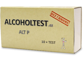 Alkoholtest ALT P - jednorázové detekční trubičky, 10ks/bal.