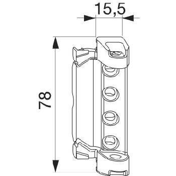 MACO ložisko nůžek DT130, 12/18 mm, 130 kg, stříbrné (202543)