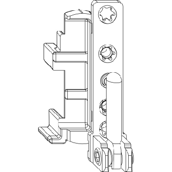 MACO spodní ložisko DT130, 12/18 mm, pravé, 130 kg, stříbrné (52703)