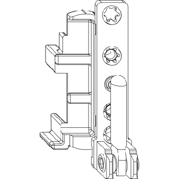 MACO spodní ložisko DT130, 12/18 mm, levé, 130 kg, stříbrné (52704)