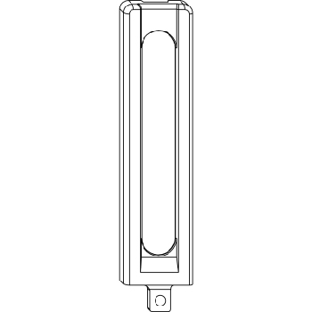 MACO dlouhé krytky pro spodní rámové ložisko DT130/PVC, světlý bronz (41752)
